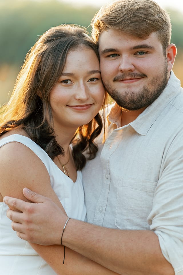 Bella and Paxton Engagement, cover photo