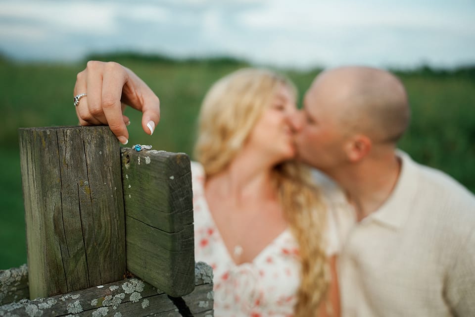 Colette and Sebastian Engagement, cover photo